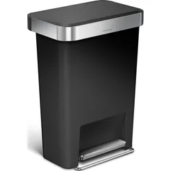 Liner Pocket Pedal-Mülleimer 45 l schwarz