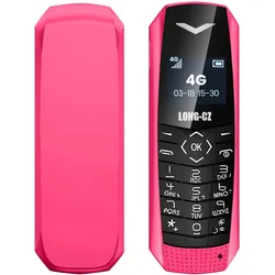 Avizar Mini 4G-LTE-Handy ultrakompakt 5 Std. Akkulaufzeit, Tastenhandy, Rosa