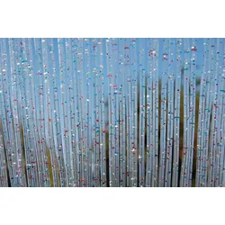 La Tenda Türvorhang VINCI 1 Größe: 90x210cm Farbe: multicolour transparent Glitter