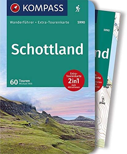 Michael Will - KOMPASS Wanderführer Schottland, Wanderungen an den Küsten und in den Highlands: Wanderführer mit Extra-Tourenkarte, 60 Touren, GPX-Daten zum Download. - Preis vom 07.10.2026 11:45:10 h