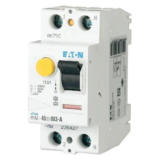 Eaton FI-Schalter, 25A, 2p, 30mA, Typ AC 235390 (235390)