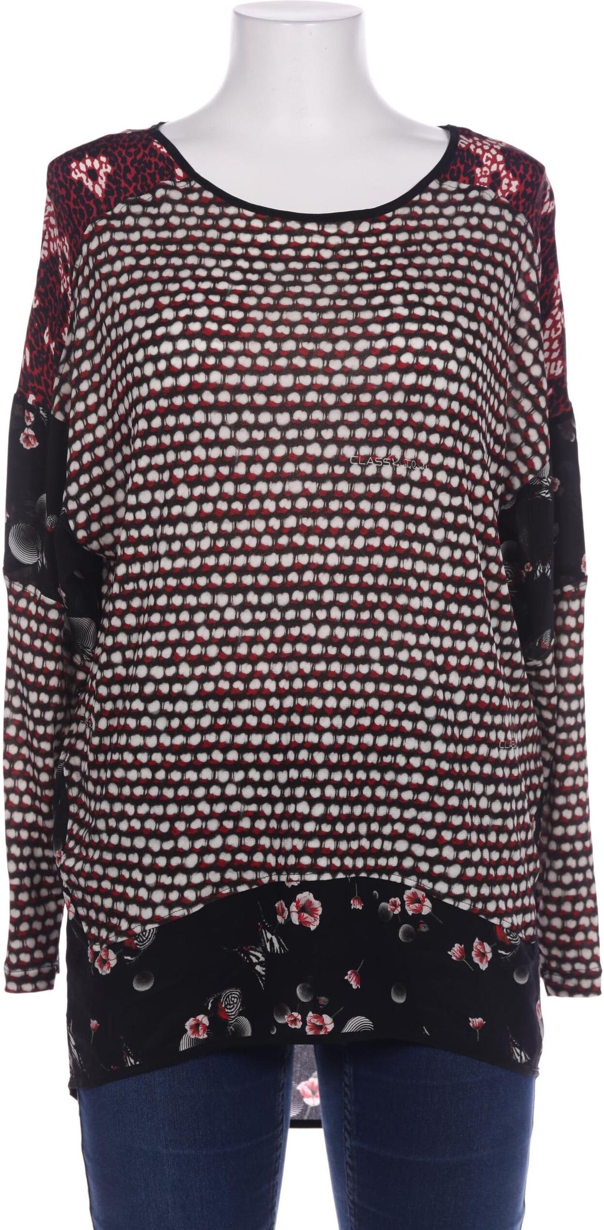 Class Roberto Cavalli Damen Bluse, Rot, Gr. EU 38, Seide / Viskose - Second Hand