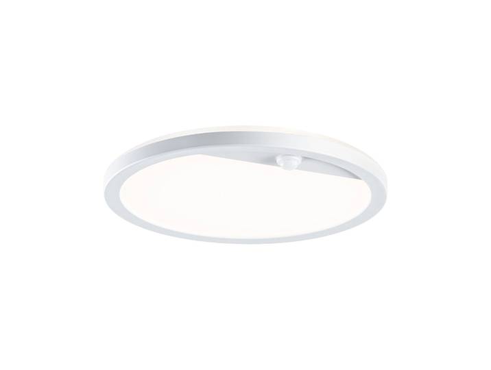 LED Außen-Wandleuchte PAULMANN Außenpanel Lamina rund 280mm 3000K 14,5W 1200lm 230V Kunststoff , weiß, T:4,7cm Ø:28cm, Leuchten, LED Außen-Wandleuchte, Backlight Bewegungsmelder seewasserresistent IP44 1200lm