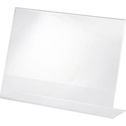 Sigel TA211 Tischaufsteller L-Form Verwendung für Papierformat: DIN A4 quer Glasklar 1 St.
