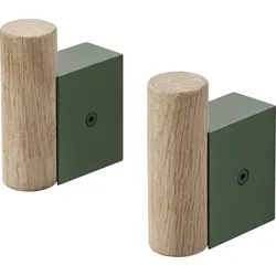 Attach Wandhaken dunkelgrün 2 St.
