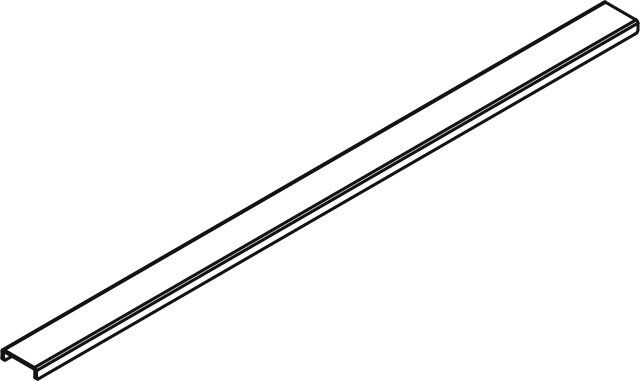 Kermi Rinnenabdeckung Line D4X 090, L 900 x B 45 x H 13 mm, BCD4X090000UK BCD4X090000UK