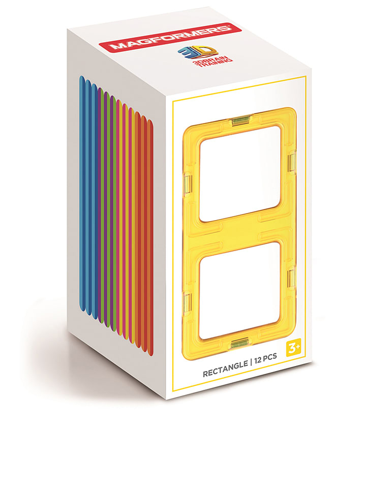 MAGFORMERS 12tlg. Magnetspielset "Rectangle" - ab 3 Jahren - onesize