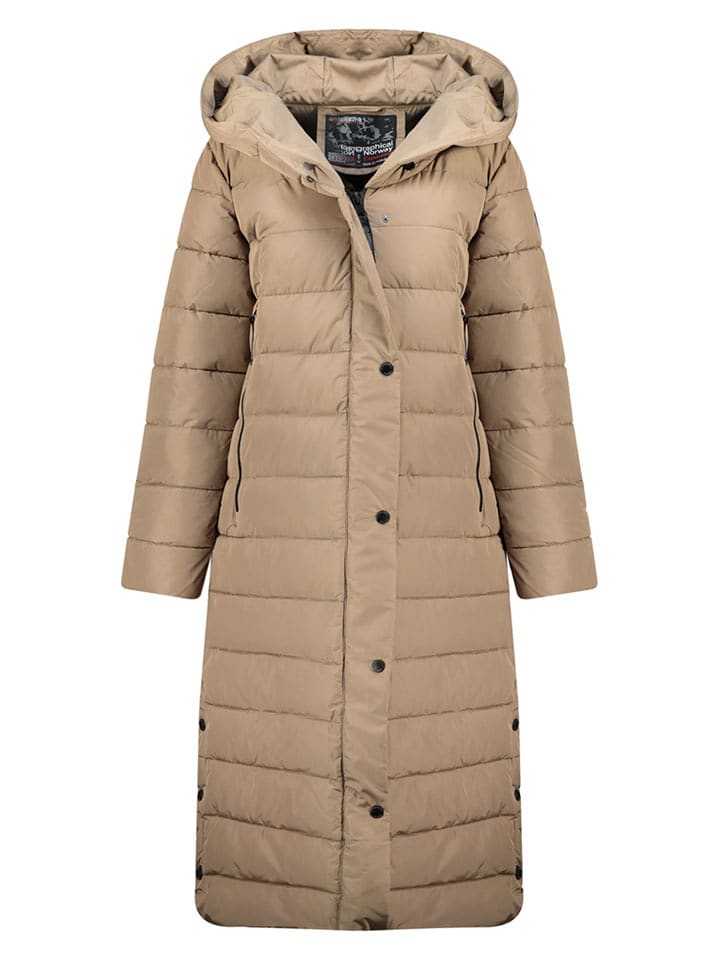 Geographical Norway Steppmantel "Constance" in Beige - S