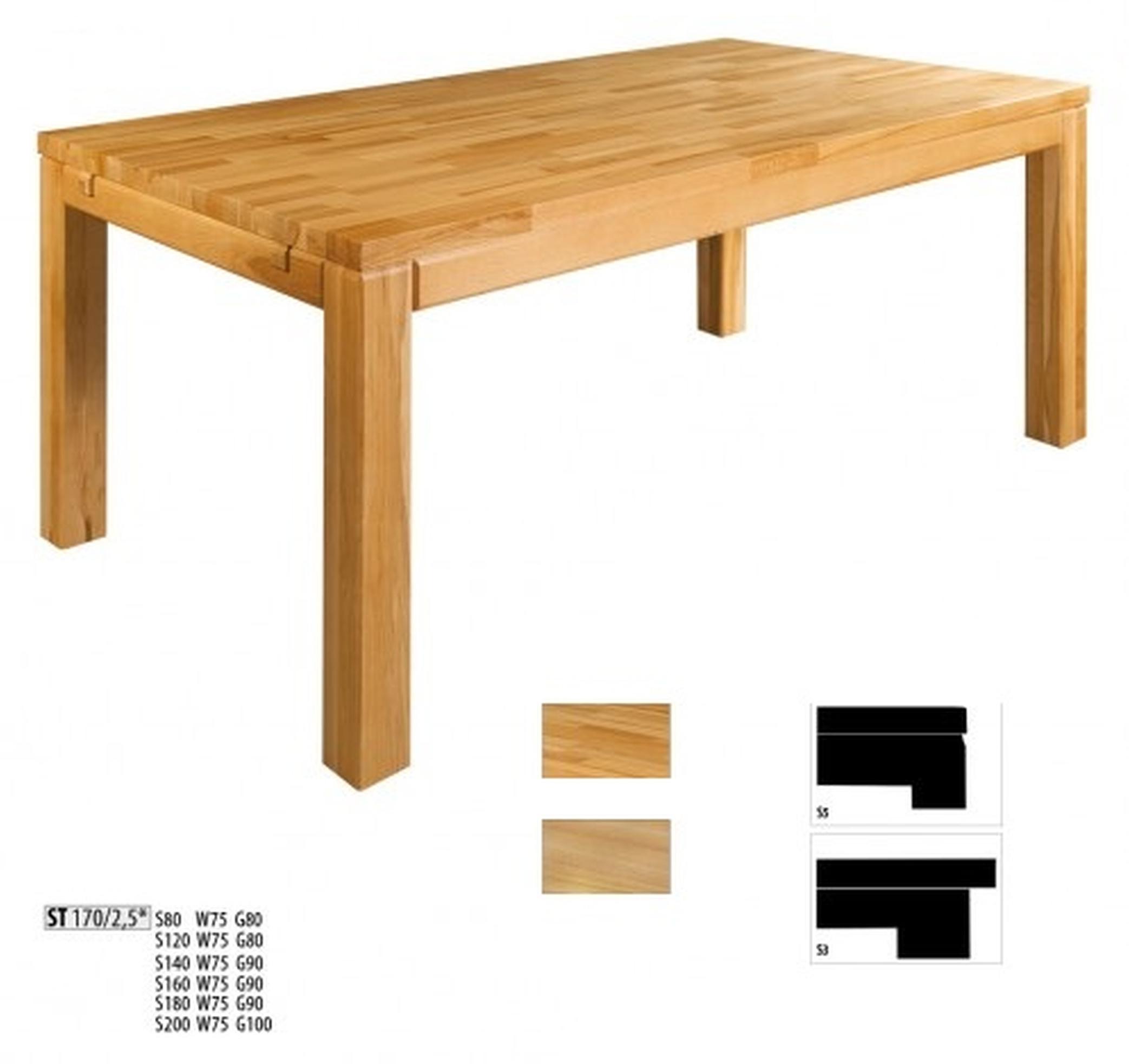 Esstisch Holz Tische Wohn Ess Zimmer Tisch Massivholz Esstische Echtholz 80x80