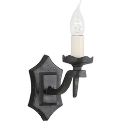 Elstead Lighting, Deckenleuchte, Rectory Wandleuchte E14 16cm Schwarz (E14)
