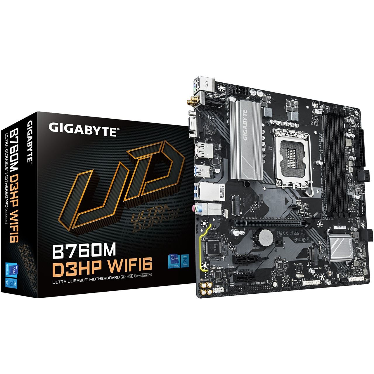 Gigabyte B760M D3HP WIFI6 Intel B760 So.1700 DDR5 mATX Retail