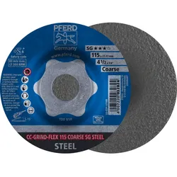 PFERD TOOLS CC-GRIND-FLEX Schleifscheibe Leistungslinie SG STEEL für Stahl - 64188115