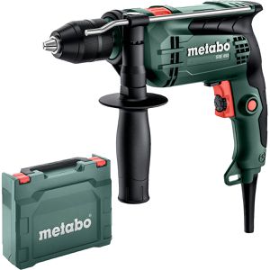 Metabo Schlagbohrmaschine SBE 650, Netzbetrieb, 650 W, mit Tiefenanschlag und Koffer, Schnellspannbohrfutter