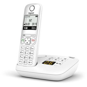 Gigaset Telefon A690A, weiß, schnurlos, mit Anrufbeantworter