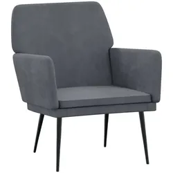 vidaXL Sessel Dunkelgrau 62x79x79 cm Samt