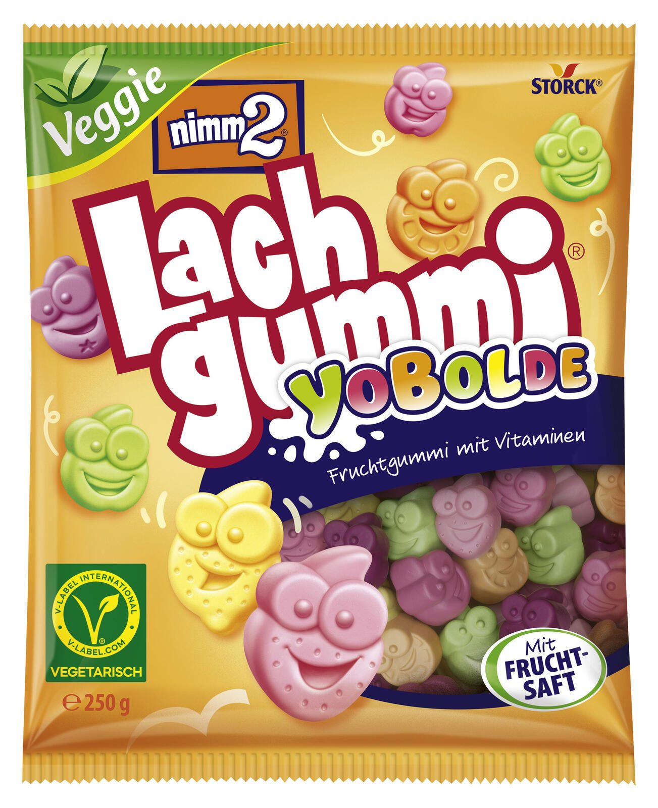 nimm2® Lachgummi Yobolde Fruchtgummi 250,0 g 680652
