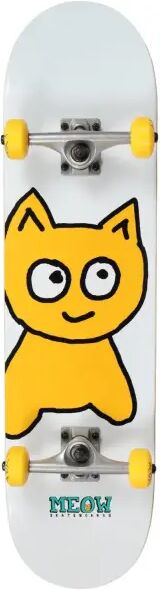Meow Skateboards Skateboard Komplettboard Meow Big Cat (8" - Weiß)