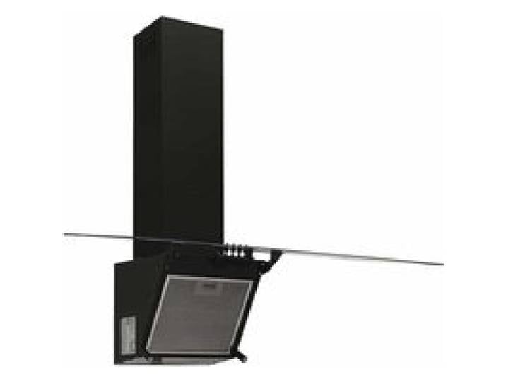 VIDAXL - Hotte aspirante cuisine - Hotte décorative Hotte murale 90 cm - Acier et verre trempé - Noir 590976 Assemblage requis