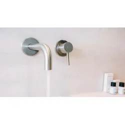 JEE-O Slimline Wand-Waschtischarmatur 90, edelstahl gebürstet, 800-1510 800-1510