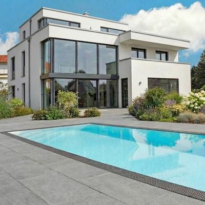 Salzwasserpool 3,5x8,0m mit Überlauf