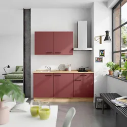 Küchenleerblock Easytouch Low o. Geräte Rot