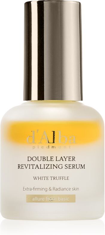 d'Alba White Truffle Double Layer Revitalizing Serum revitalising skin serum for radiance and hydration 30 ml