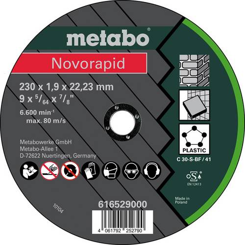 Metabo 616529000 Trennscheibe 230mm 25 St. Blech
