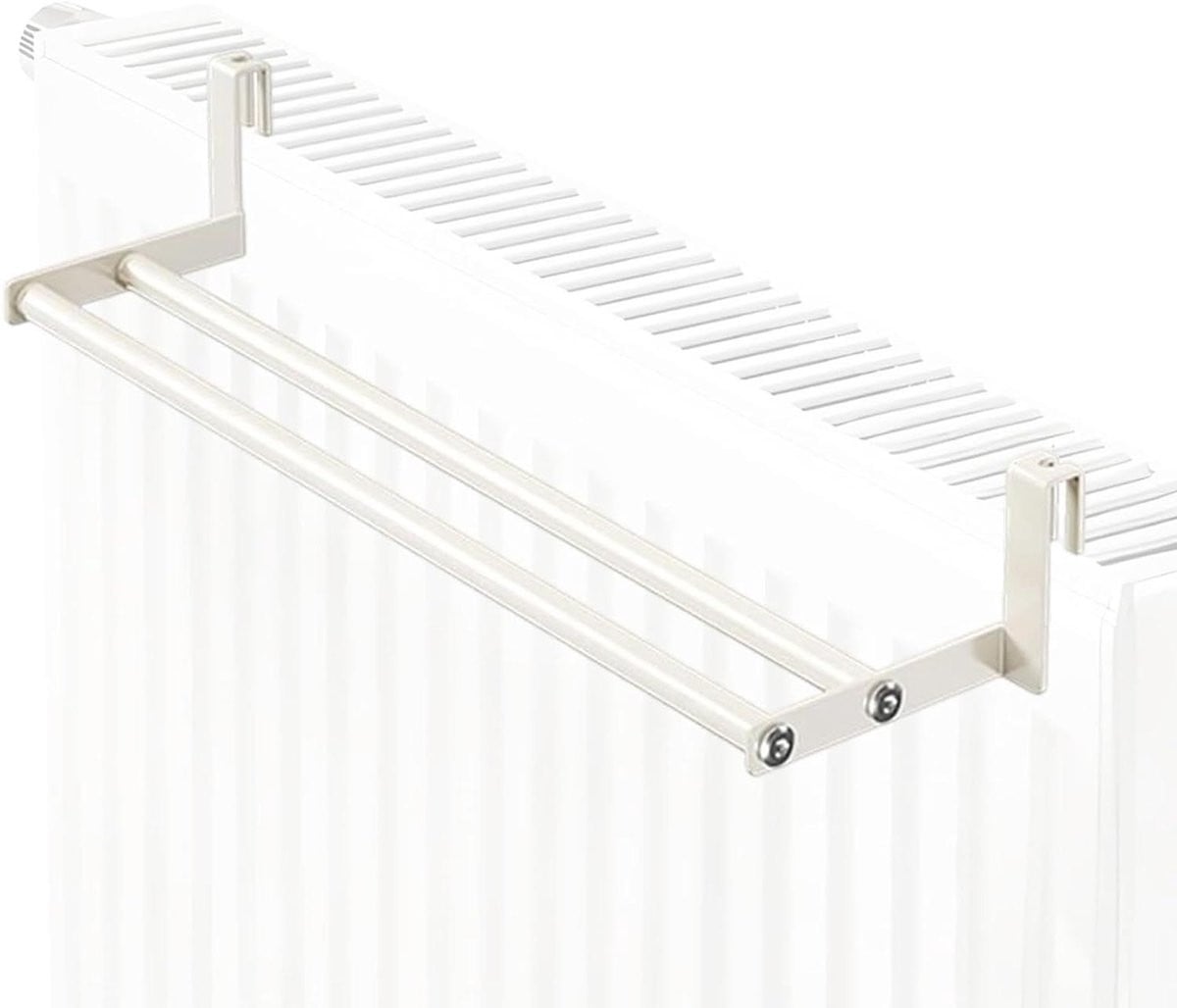 Zwart Wanddroogrek voor handdoeken en kleding, 58 cm breed