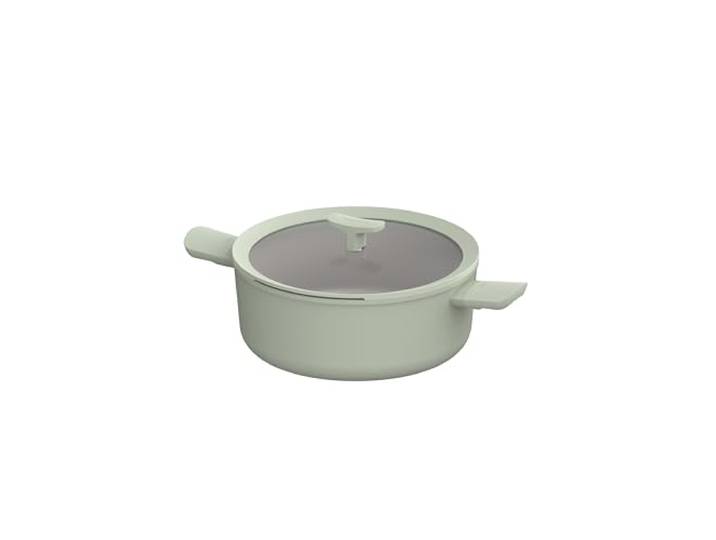 Berghoff Leo Balance großer Kochtopf (28cm) - Topf induktion - Suppentopf mit Deckel - Topf groß - Non Stick Pot - Sage