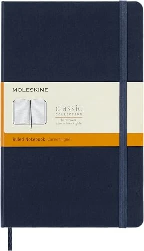 MOLESKINE L - Notizbuch mit festem Einband - liniert - blau