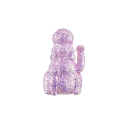 HOME STORY Winkehund Pudel   , rosa/pink , Kunststoff , Maße (cm): B: 10 H: 17