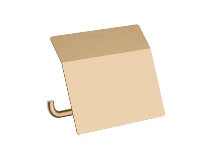 hansgrohe AddStoris - Porte-papier WC avec couvercle\, Distributeur de papier toilette pour montage mural\, Distributeur de papier toilette\, Acessoires de salle de bains\, Bronze brossé\, 41753140