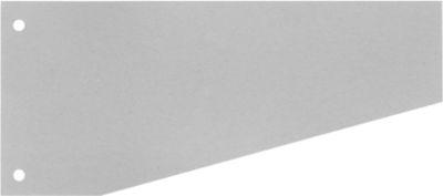 Schäfer Shop Select Trapeztrennstreifen, Karton, 100 Stück, grau
