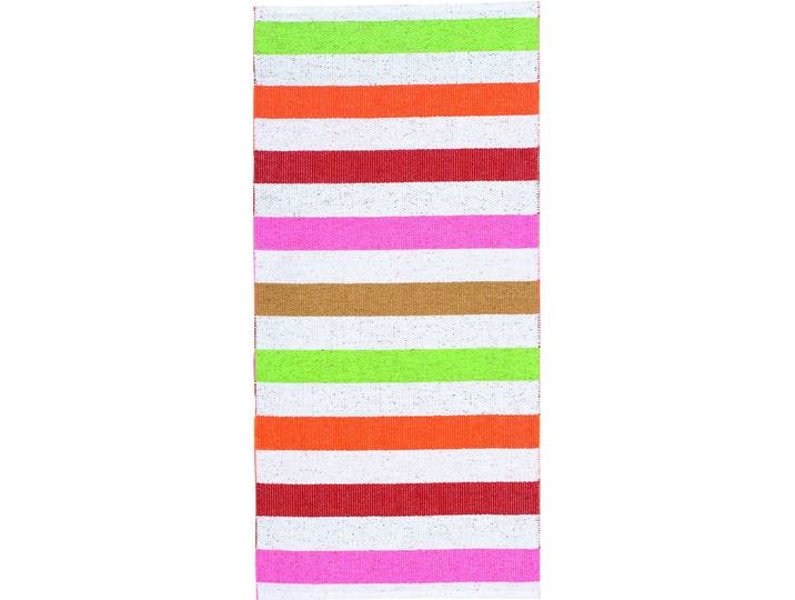 HORREDSMATTAN Outdoor-Teppich Happy rot Streifen PVC 70 x 100 cm