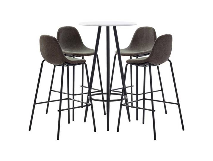 Ensemble de Bar 5 pcs Table et Chaises de Pub Meubles de Bistrot Mobilier de Comptoir Jardin Cuisine Restaurant 3051134