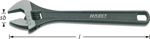 Hazet 279-18 Rollgabelschlüssel Schlüsselweite (Metrisch) 53 mm