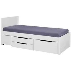 Inter Link Bett Efetivo 90 x 200 cm Holz Weiß