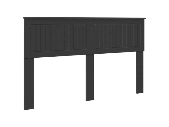 KKgypkn Modernes Kopfteil Eichen-Optik Schwarz 150 cm Holzwerkstoff