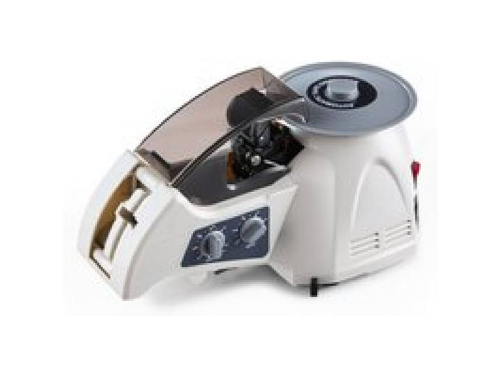 VEVOR Automatischer Klebebandabroller mit 10-60mm Einstellbare Schnittlänge, Elektrischer Bandschneider für Abdeckband Mylar-Klebeband Hochtemperaturklebeband, 5-25mm Bandbreite, Verpackung & Lagerung