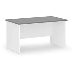 Bürotisch PRIMO WHITE, 140x80 cm, weiß/Graphit