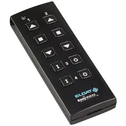 Eldat Handsender RT34E5004-01-22 4-Kanal, tiefschwarz RAL9005, Automatisierung