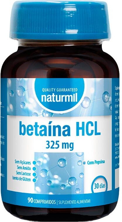 Naturmil Betaína HCL 325mg 90comp