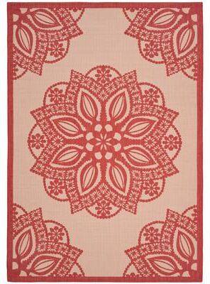 SAFAVIEH Courtyard Colette Waterproof Backyard Patio Rug