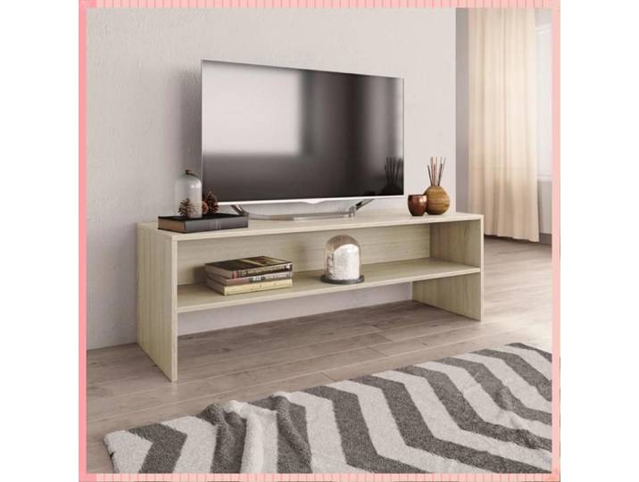 meuble tv - 120x40x40cm - Élégant et Intemporel - Raffiné et Contemporain - Stylish et Pratique - Chêne sonoma - Pour Salon