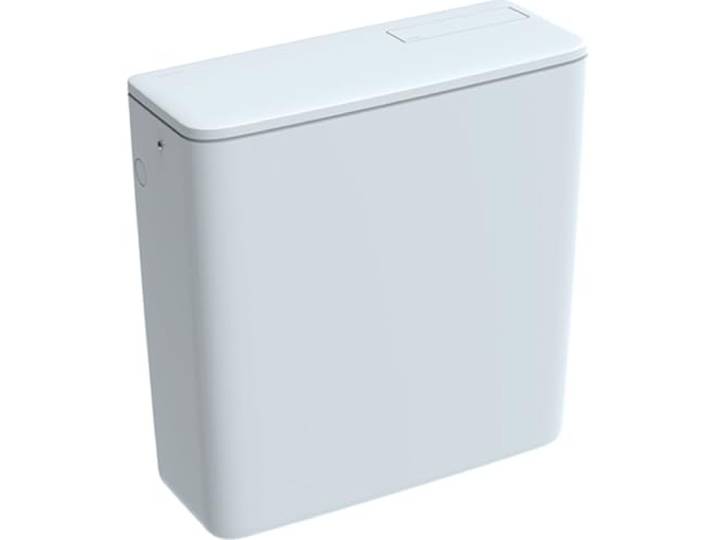 Geberit - Réservoirs de Chasse WC apparent Geberit AP128\, rinçage interrompable\, alimentation latérale ou à l'arrière au centre : Blanc alpin -
