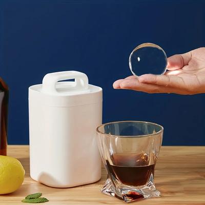 Universal Stock Premium Whiskey Ice Ball Mold Large Ice Sphere Maker For Cocktails And Premium Drinks Premium Whiskey Ice Ball Mold Large Ice Sphere Maker For Cocktails And Premium Drinks