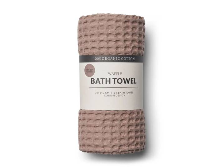 Humdakin Serviette de bain Humdakin Waffle 70x135 cm Latte