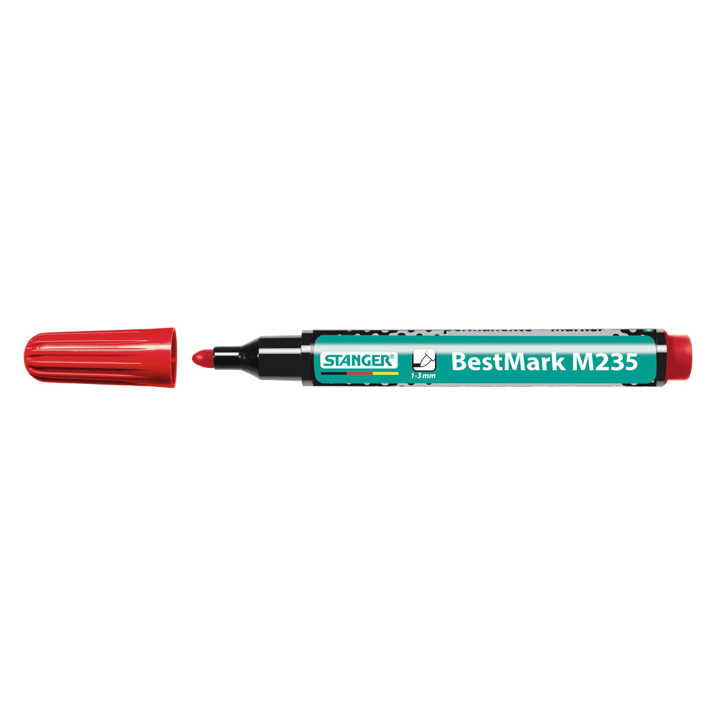 Stanger BestMark M235 Permanentmarker rot 1,0 - 3,0 mm, 1 St. (1x) (712002)