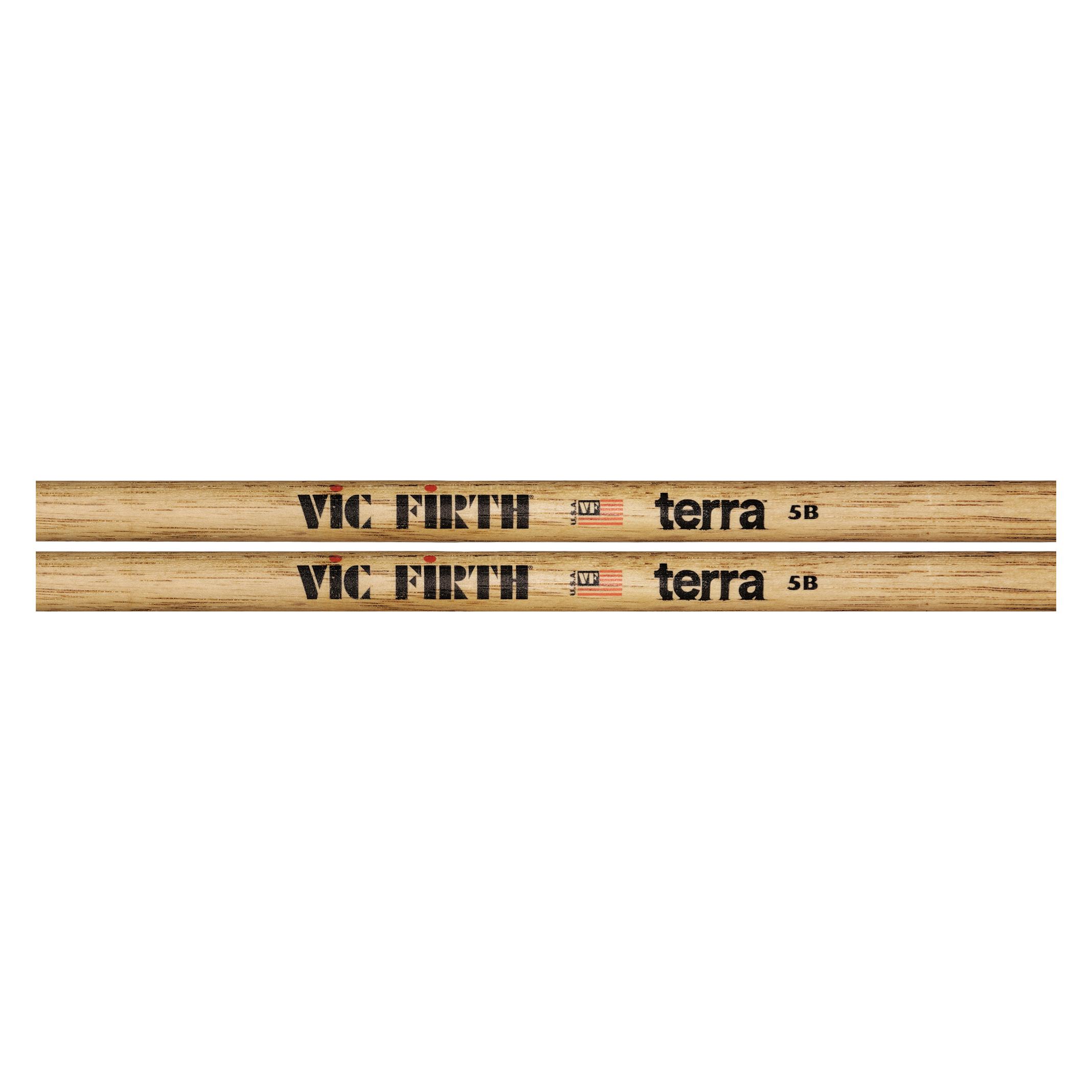 Vic Firth Drum Sticks, Terra Serie, 5BT, Wood Tip (Schlagzeug) (VF5BT)