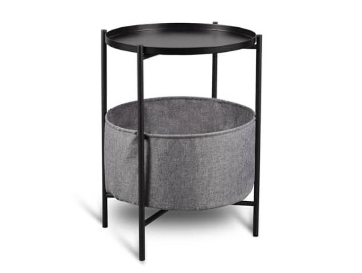 Mirrors & More 82080102 Suana Table d'appoint en métal Noir